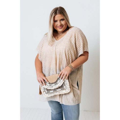 Prett  Shift Top in Birch Curves