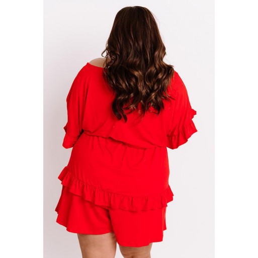 A Bottle Romper In Sca et  Curves