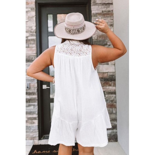  ou Romper in White   Curves