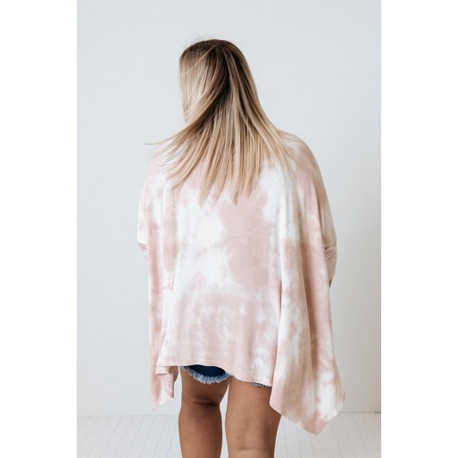 Tie D e Shift Tunic In Blush Curves