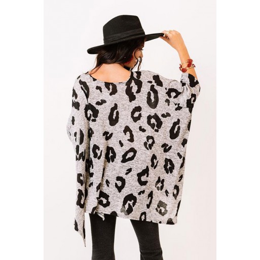 Peak Leopard Shift Tunic In Gre 