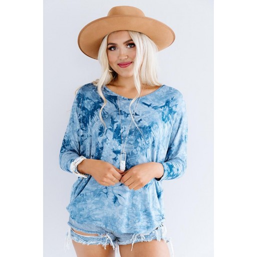 Grace Tie Dye Shift Top In  