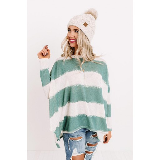 Think A ke Knit Top in Teal