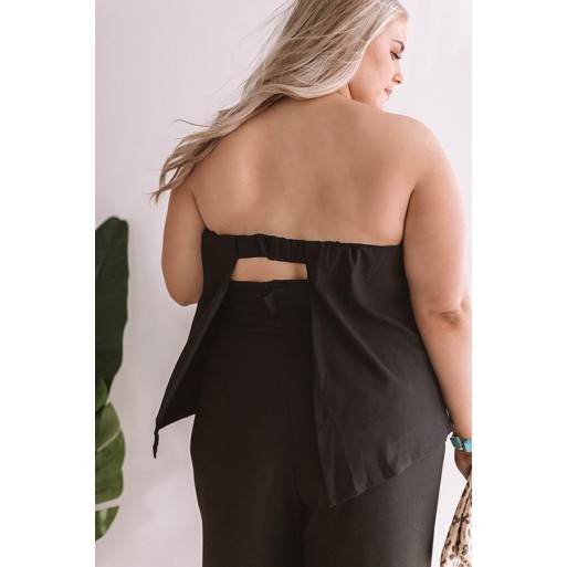 B e Jumpsuit in Black Curves