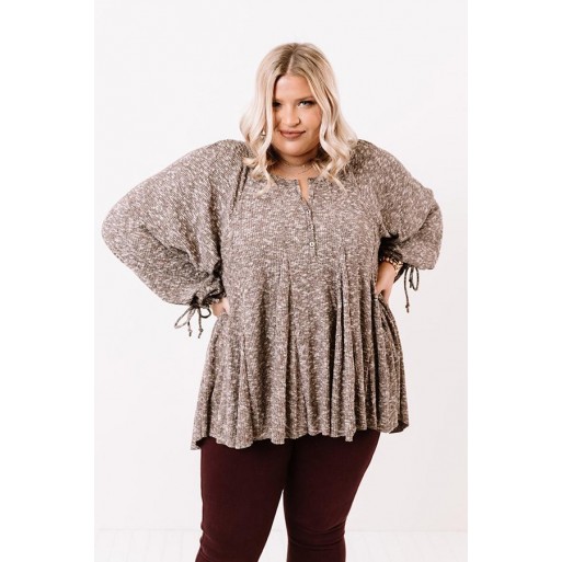 Shift Tunic   Chestnut   Curves