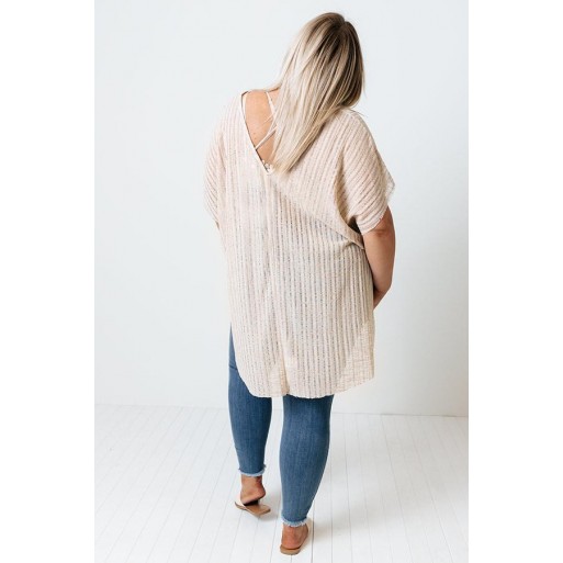 Prett  Shift Top in Birch Curves