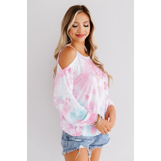   Love Tie Dye Shift Top