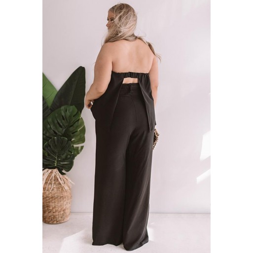 B e Jumpsuit in Black Curves