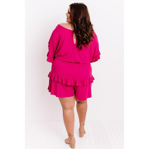 A Bottle Romper In Or d   Curves