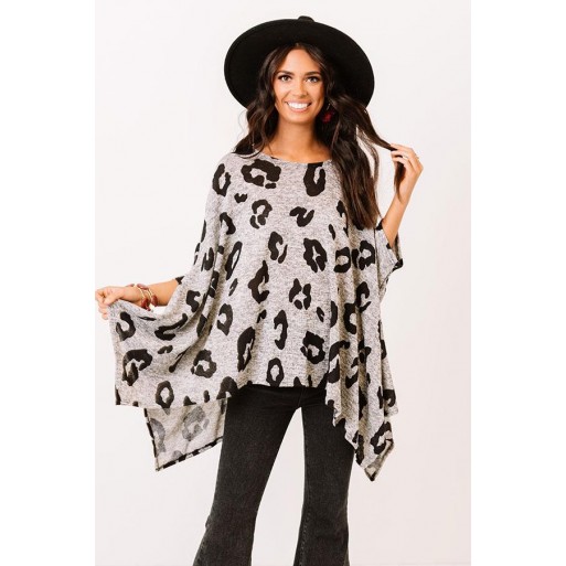 Peak Leopard Shift Tunic In Gre 