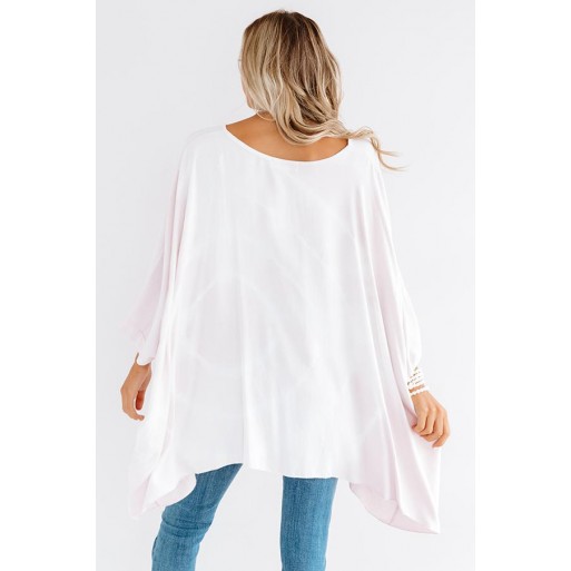 Tie D e Shift Tunic In Light Pink