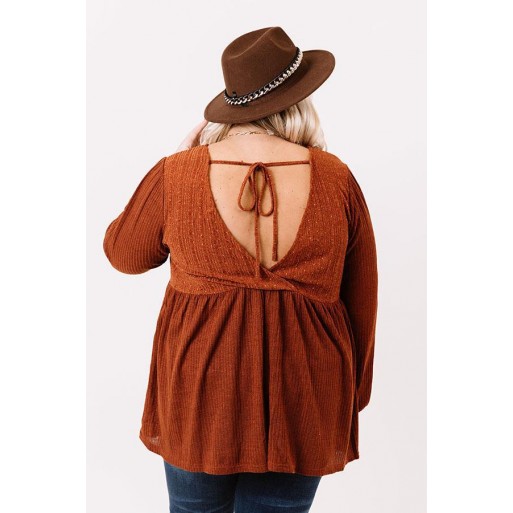 Brunch B ydoll Top In Rust Curves