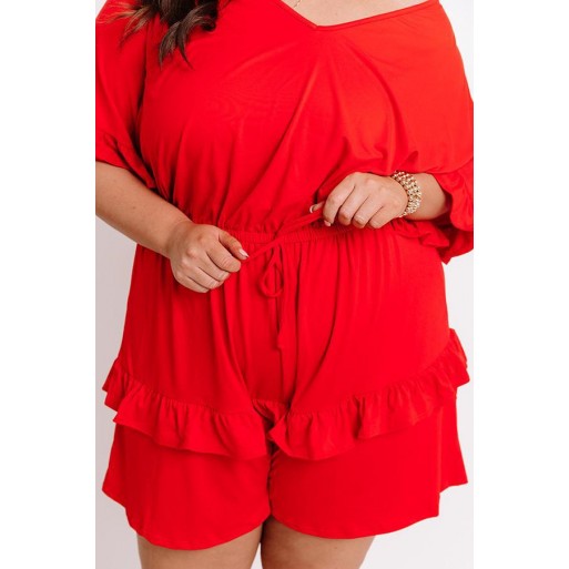 A Bottle Romper In Sca et  Curves